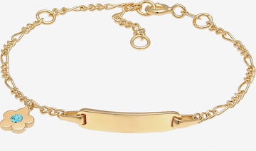 ELLI Armband Blume in Gold: predná strana