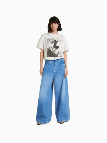 Bershka Shirt in White