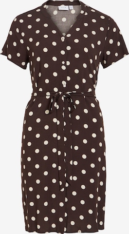 Robe-chemise 'VIIda Paya' VILA en marron : devant