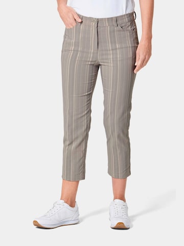 Goldner Regular Trousers in Grey: front