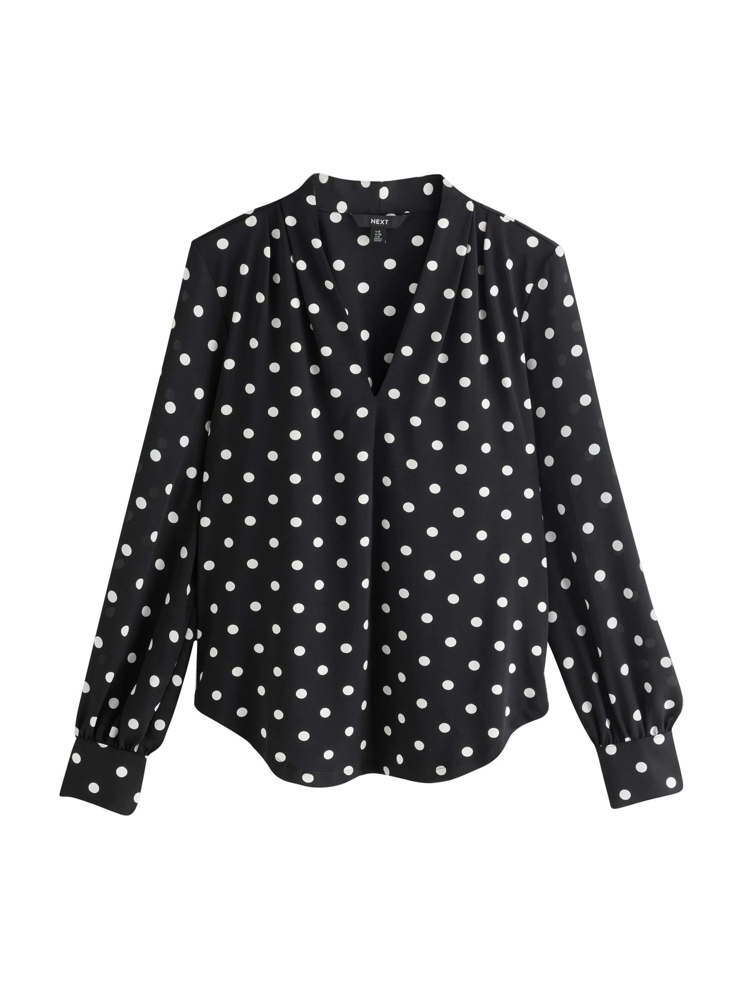 Next - Blusa en negro: frente