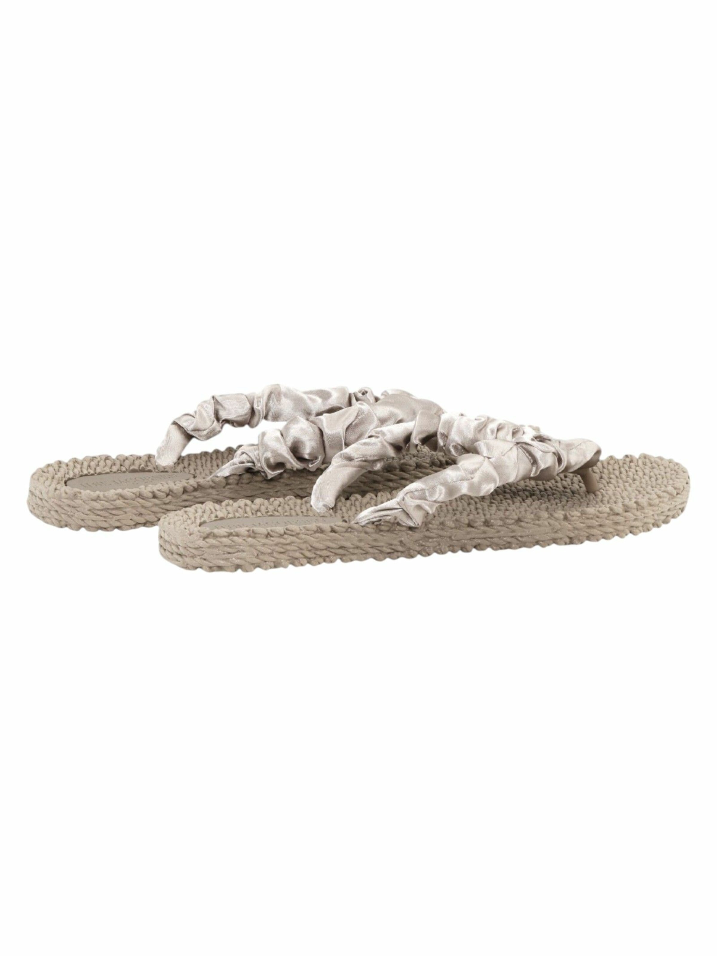 ILSE JACOBSEN Teenslipper 'Cheerful06' in Beige