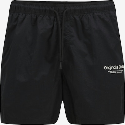 JACK & JONES Uimashortsit 'NAXOS' värissä musta / valkoinen, Tuotenäkymä