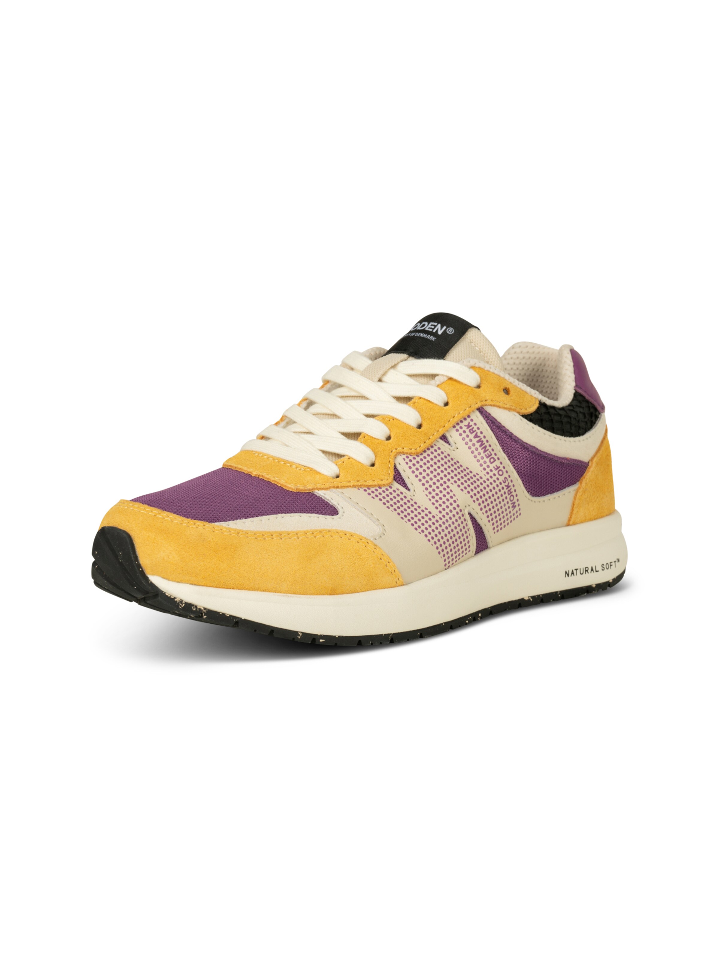 WODEN Platform trainers in Yellow: front