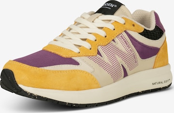 WODEN Platform trainers in Yellow: front
