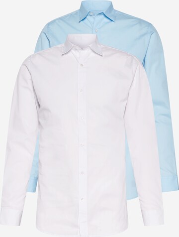 Chemise business 'Joe' JACK & JONES en bleu : devant