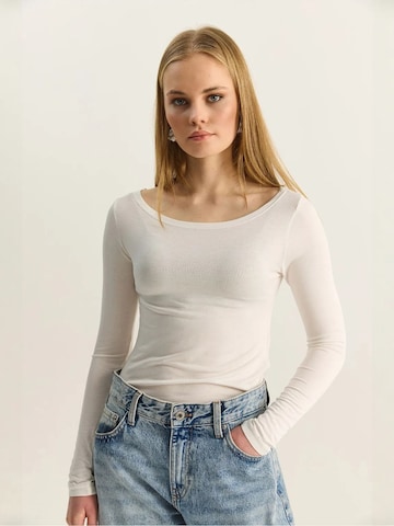T-shirt Bianco Lucci en blanc