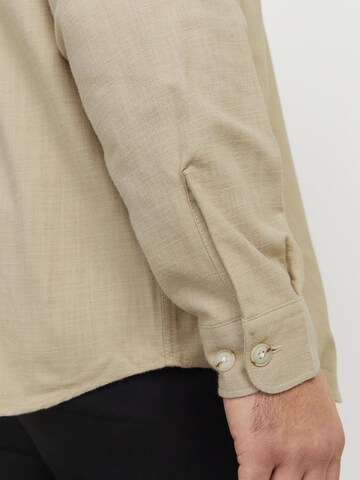 Veste mi-saison Jack & Jones Plus en beige