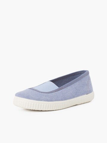 Ballerines Pisamonas en bleu : devant