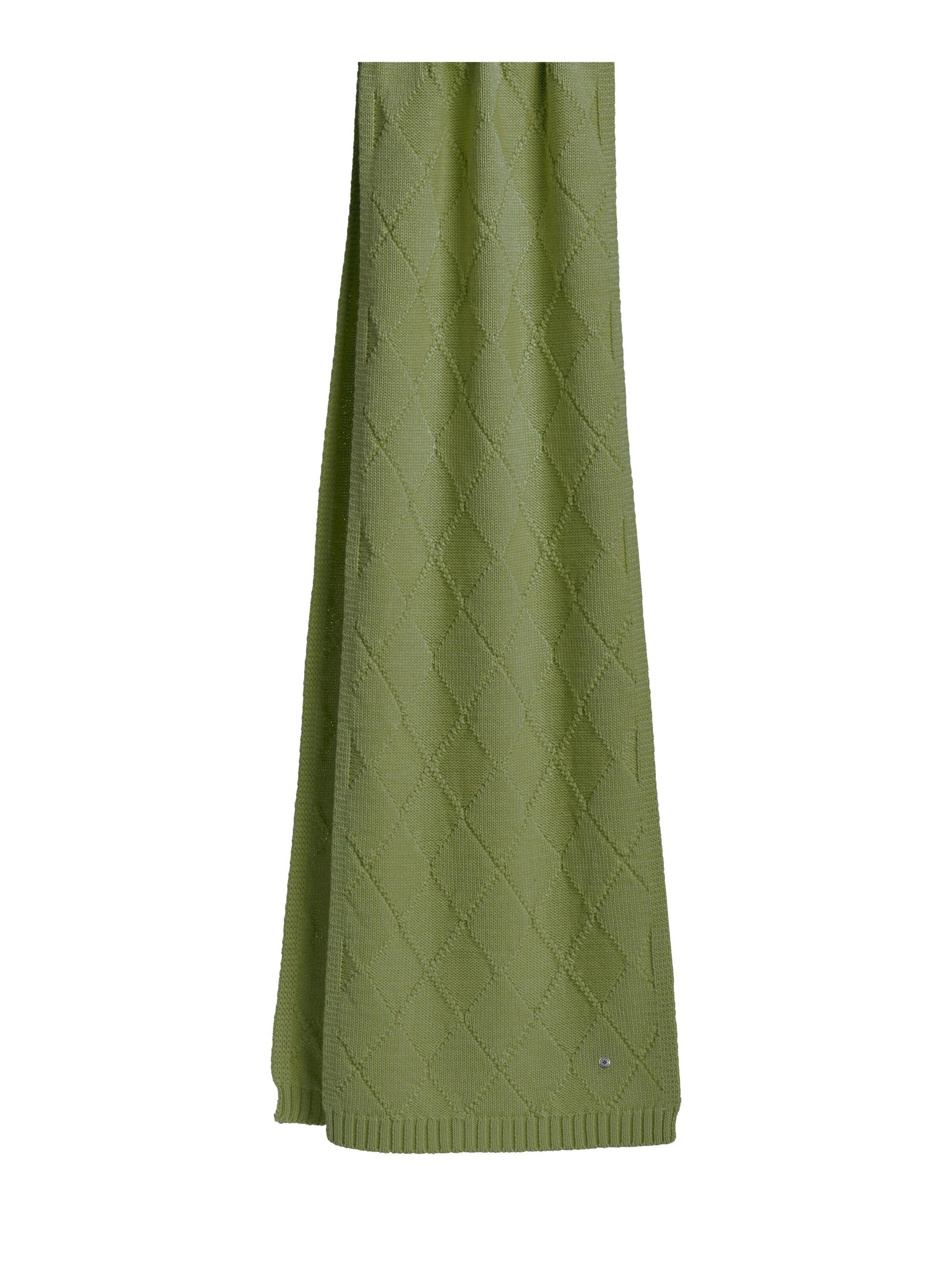 BURLINGTON Schal 'Argyle Accent'‌‌‌‌‌‌ in Grün: Vorderseite