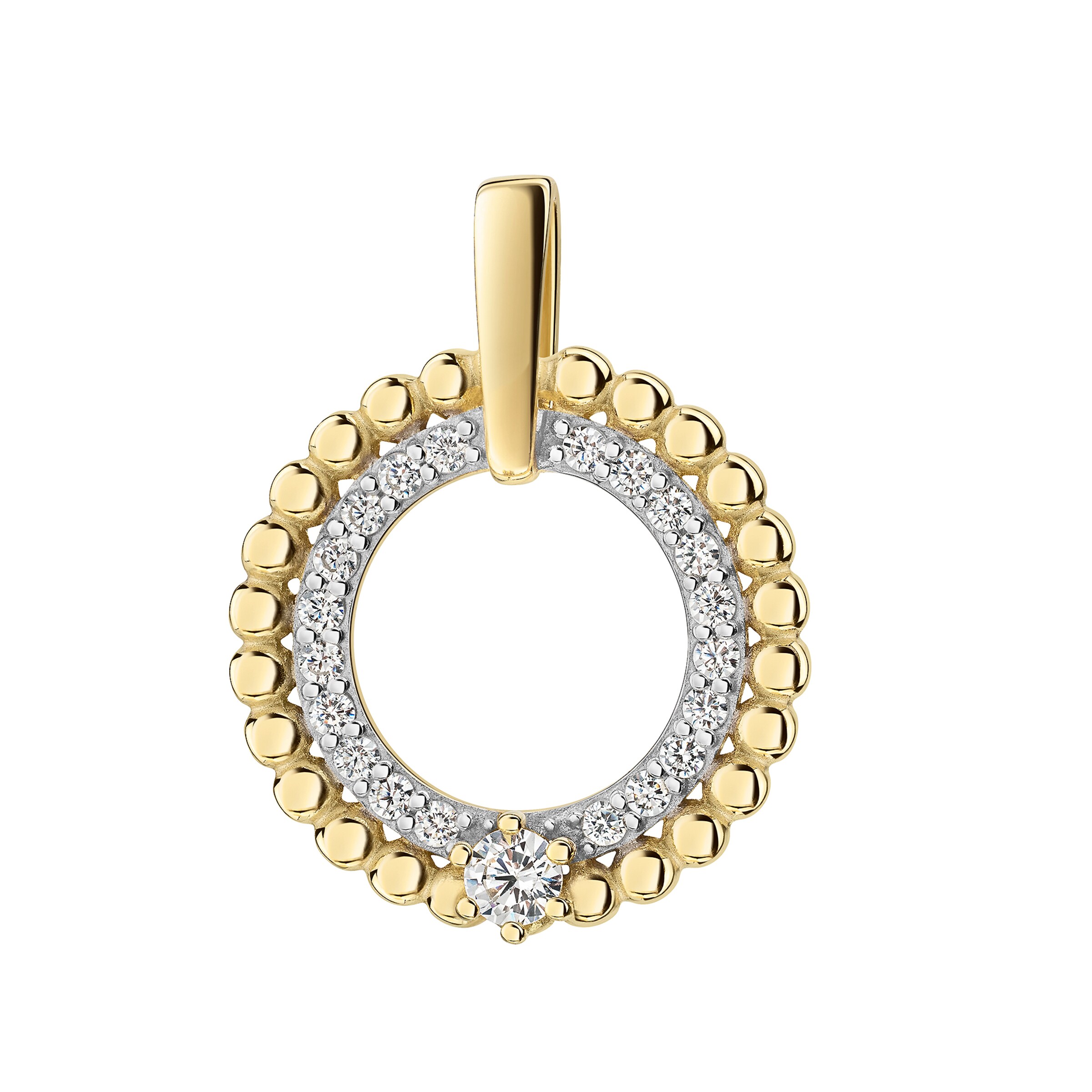 FIRETTI Pendant in Gold: front