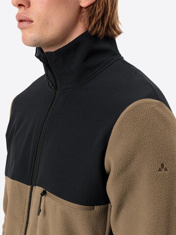 VAUDE Funktionele fleece-jas 'Mineo' in Bruin