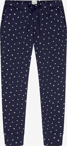 SCHIESSER Pyjamahose 'Mix & Relax' in Blau: Vorderseite