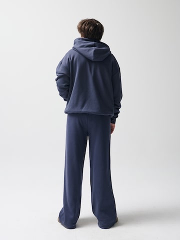 NoWear Wide leg Broek in Blauw: terug