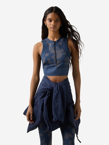 Bogner Fire + Ice Top 'Celeste' in Blau: Vorderseite