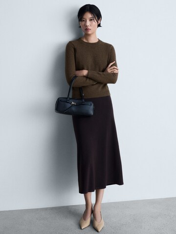 MANGO Pullover 'Griselda' in Braun