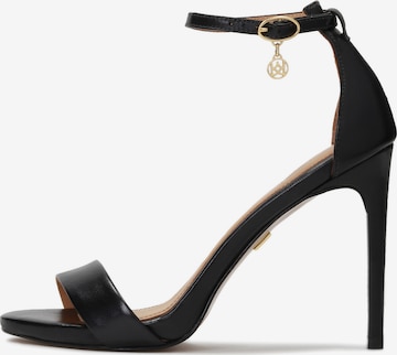 Kazar Strap sandal in Black: front