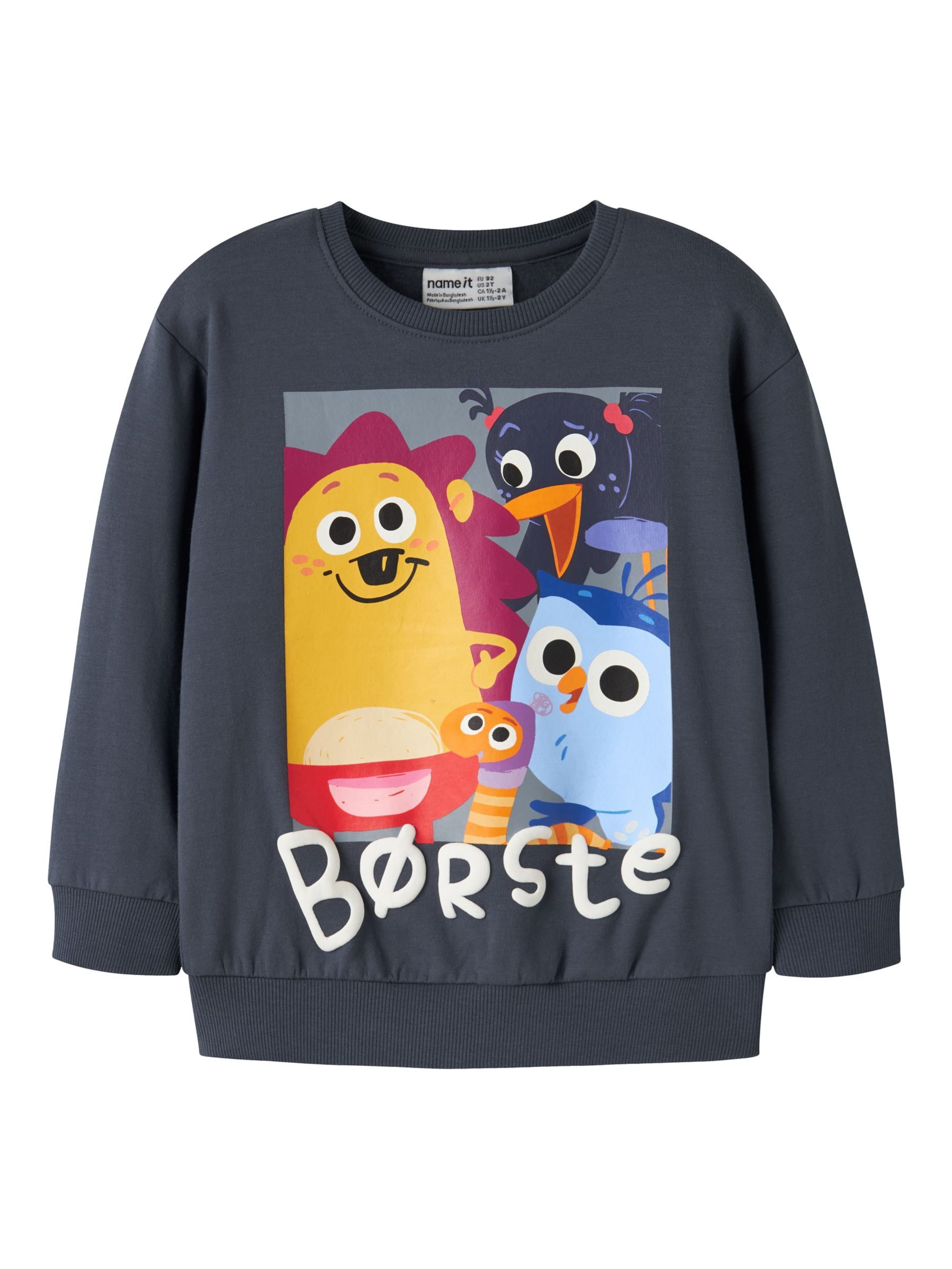 Felpa di NAME IT in blu: frontale