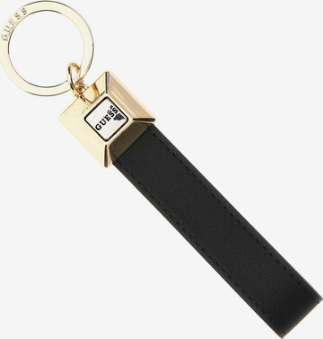 GUESS Key Ring in Black: front