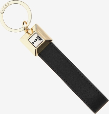 GUESS Key Ring in Black: front