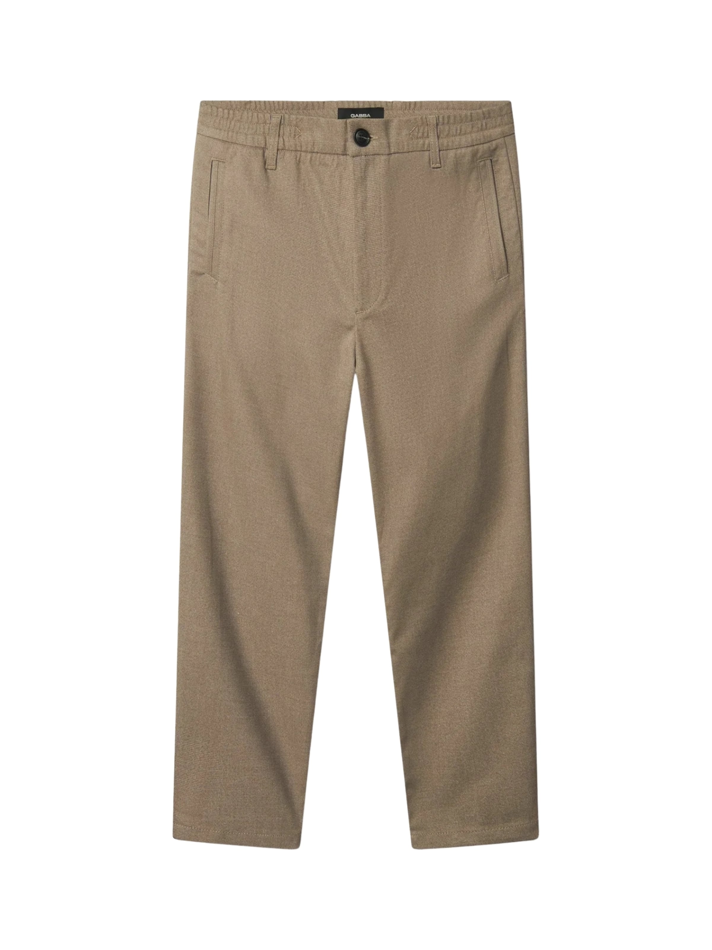 GABBA Regularen Hlače 'Monza' | rjava barva: sprednja stran