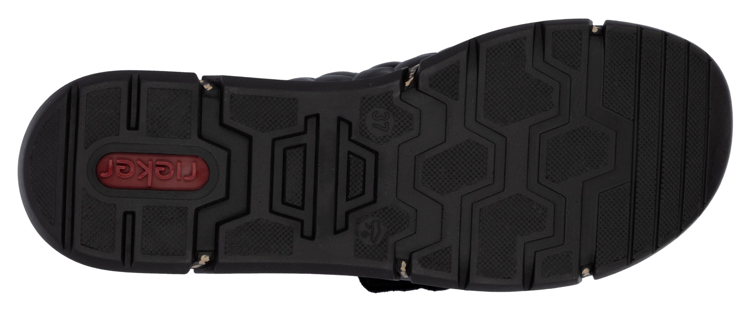 Rieker Pantolette in Schwarz