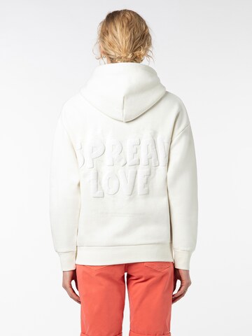 Sublevel Sweatshirt in Wit: voorkant