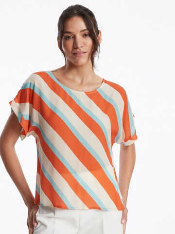 Ana Alcazar Shirt 'Zedini' in Oranje: voorkant