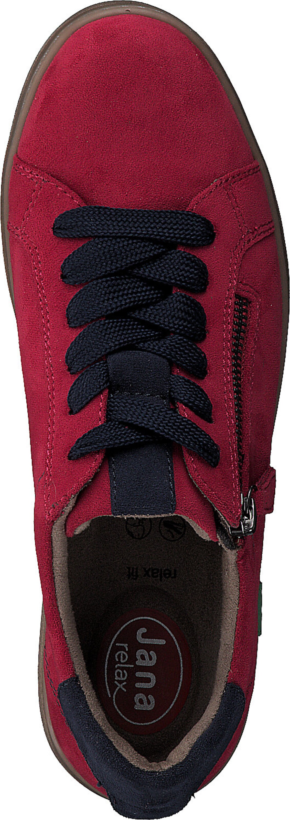 Chaussures Baskets basses JANA en Rouge 