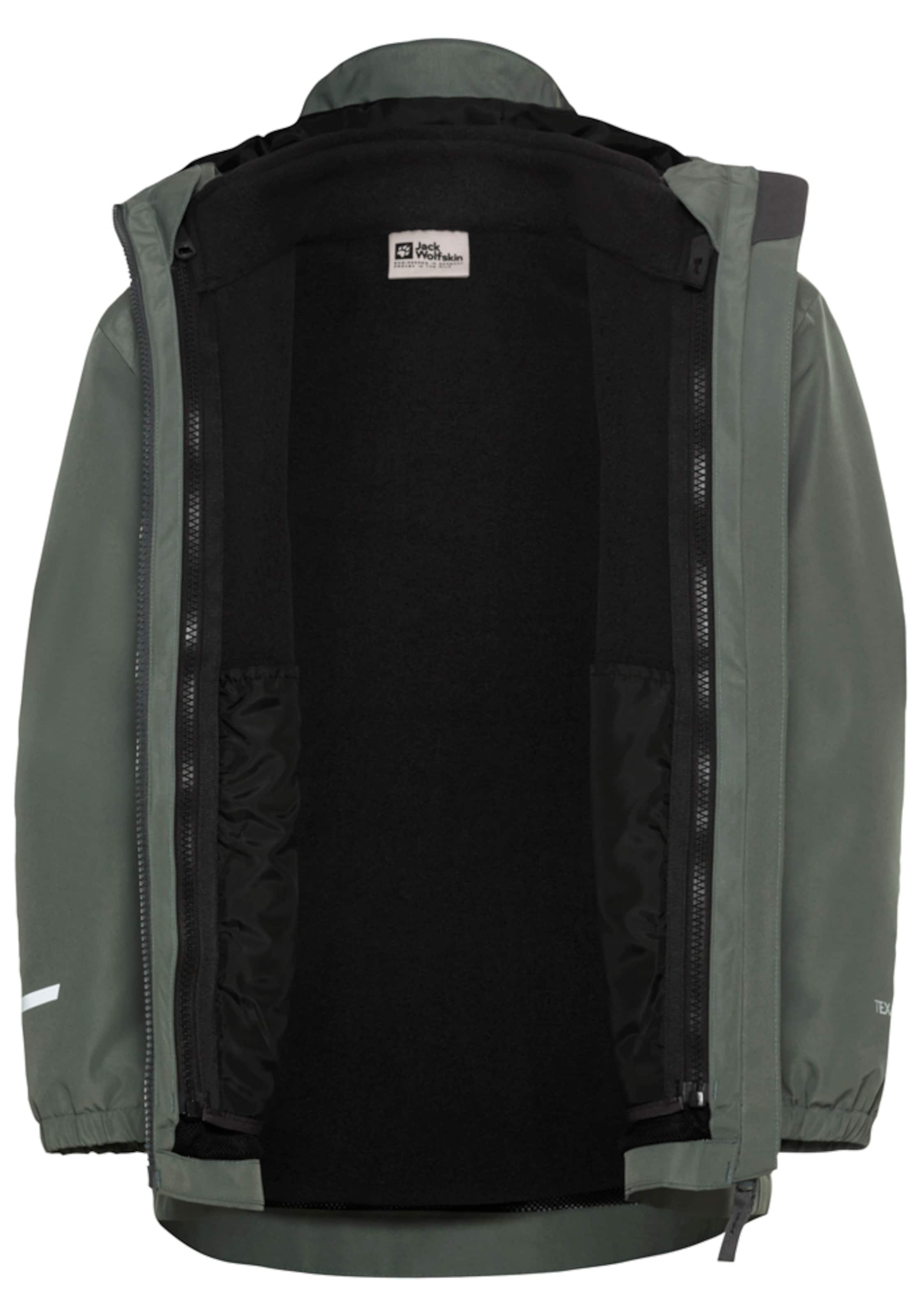 JACK WOLFSKIN Outdoor jacket 'Iceand' in Green