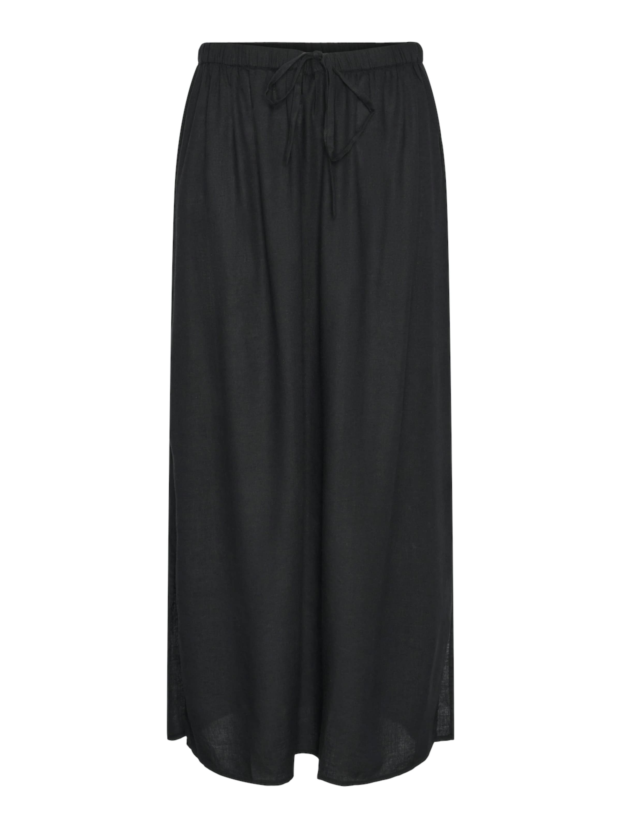PIECES Szoknyák 'Pia' - fekete: elől