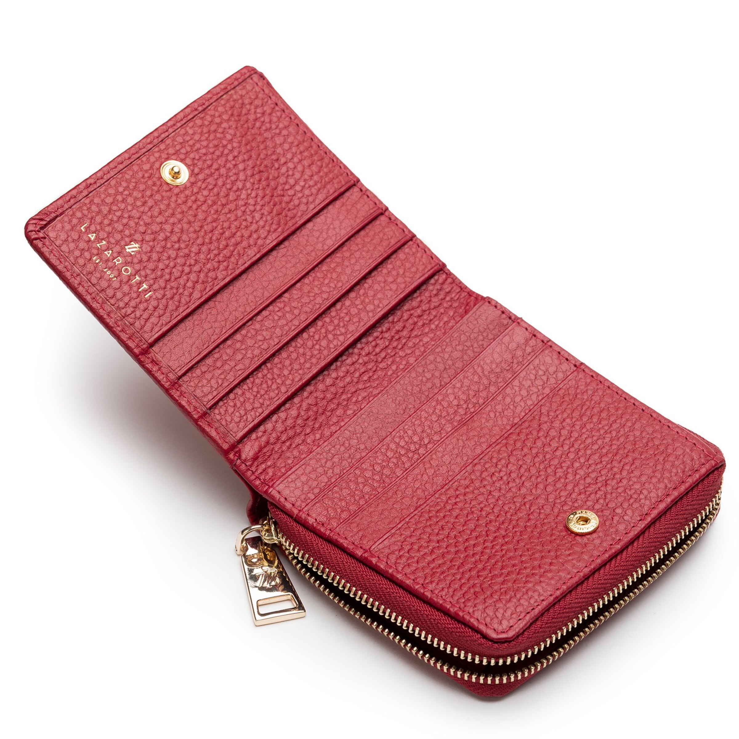 Lazarotti Wallet 'Bologna' in Red