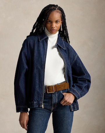 Geacă de primăvară-toamnă de la Polo Ralph Lauren pe albastru: față