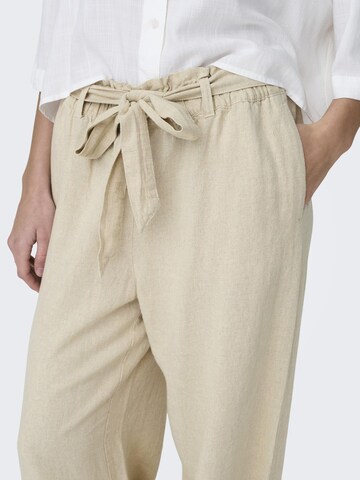 JDY Wide Leg Housut 'Say' värissä beige