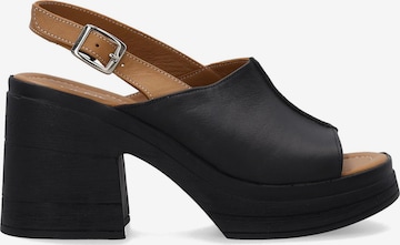VENEZIA Sandale in Schwarz: Vorderseite