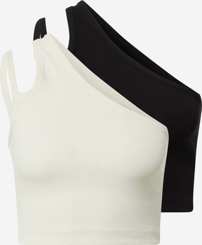 Top WEEKDAY pe negru / alb, Vizualizare produs