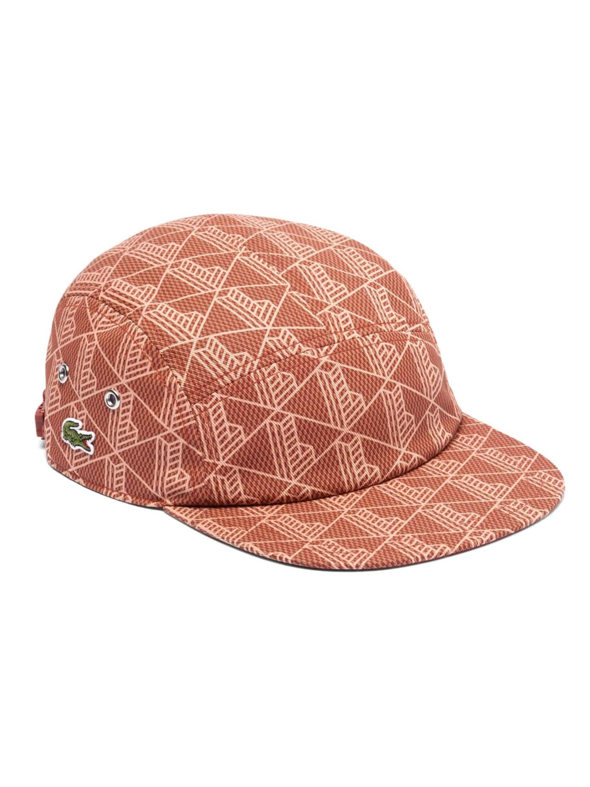 LACOSTE Hat 'Cappellino HHI Brown Hat' in Brown: front