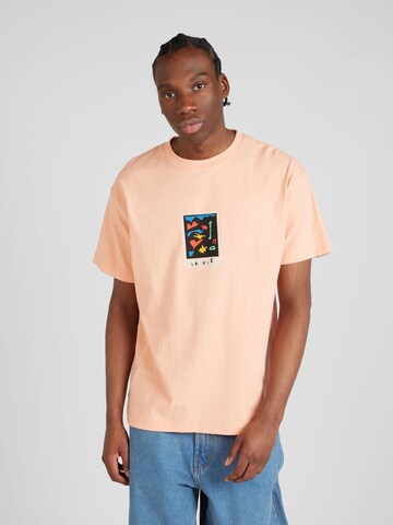 T-Shirt 'ARTHUR LONGO' Volcom en orange : devant