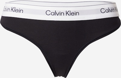 Calvin Klein Underwear Tanga gaćice u crna / bijela, Pregled proizvoda