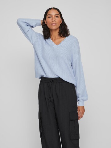 VILA Sweater 'Ora' in Blue: front