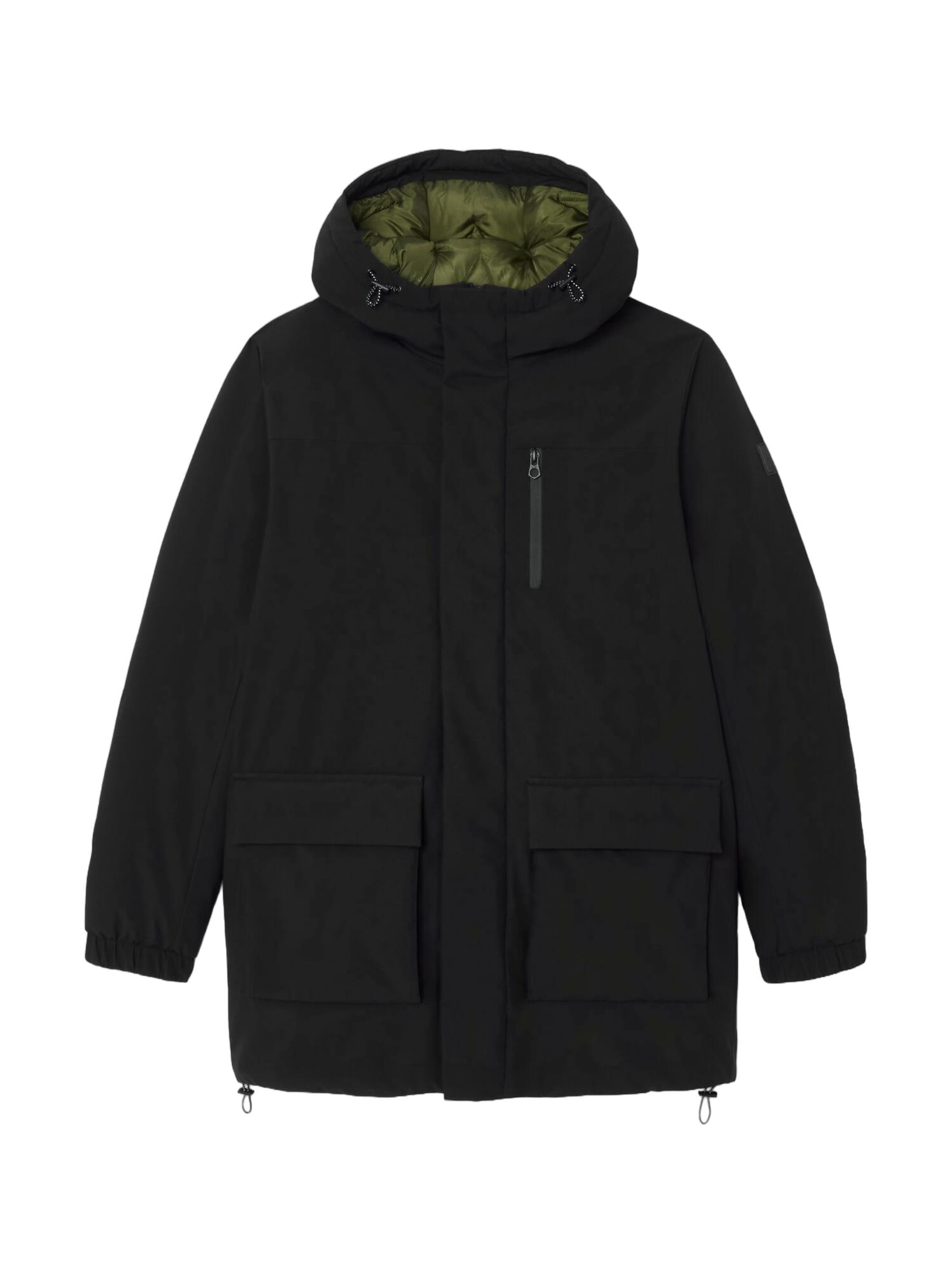 Parka d’hiver 'Uper' Le Temps Des Cerises en noir : devant