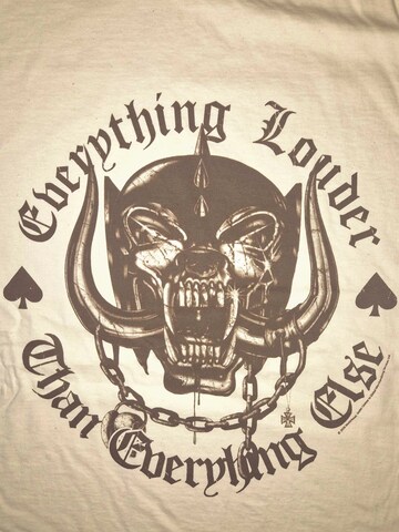 Motörhead - Camiseta 'Motörhead Everything Louder T-Shirt' en blanco