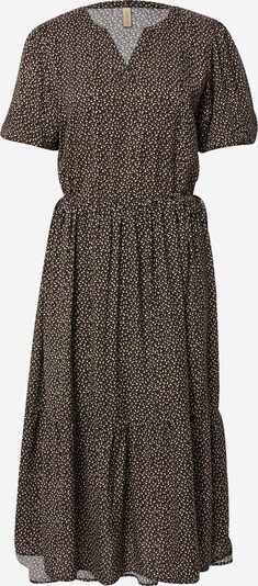 Soyaconcept Kleid 'ELIFE' in hellbraun / schwarz / weiß, Produktansicht