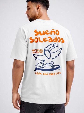 Neverless Shirt 'Tucan' in White