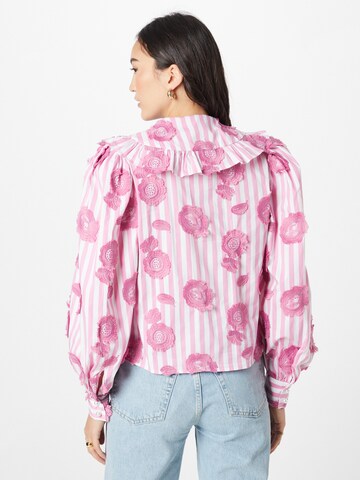 Camicia da donna 'Dusina' di Custommade in rosa