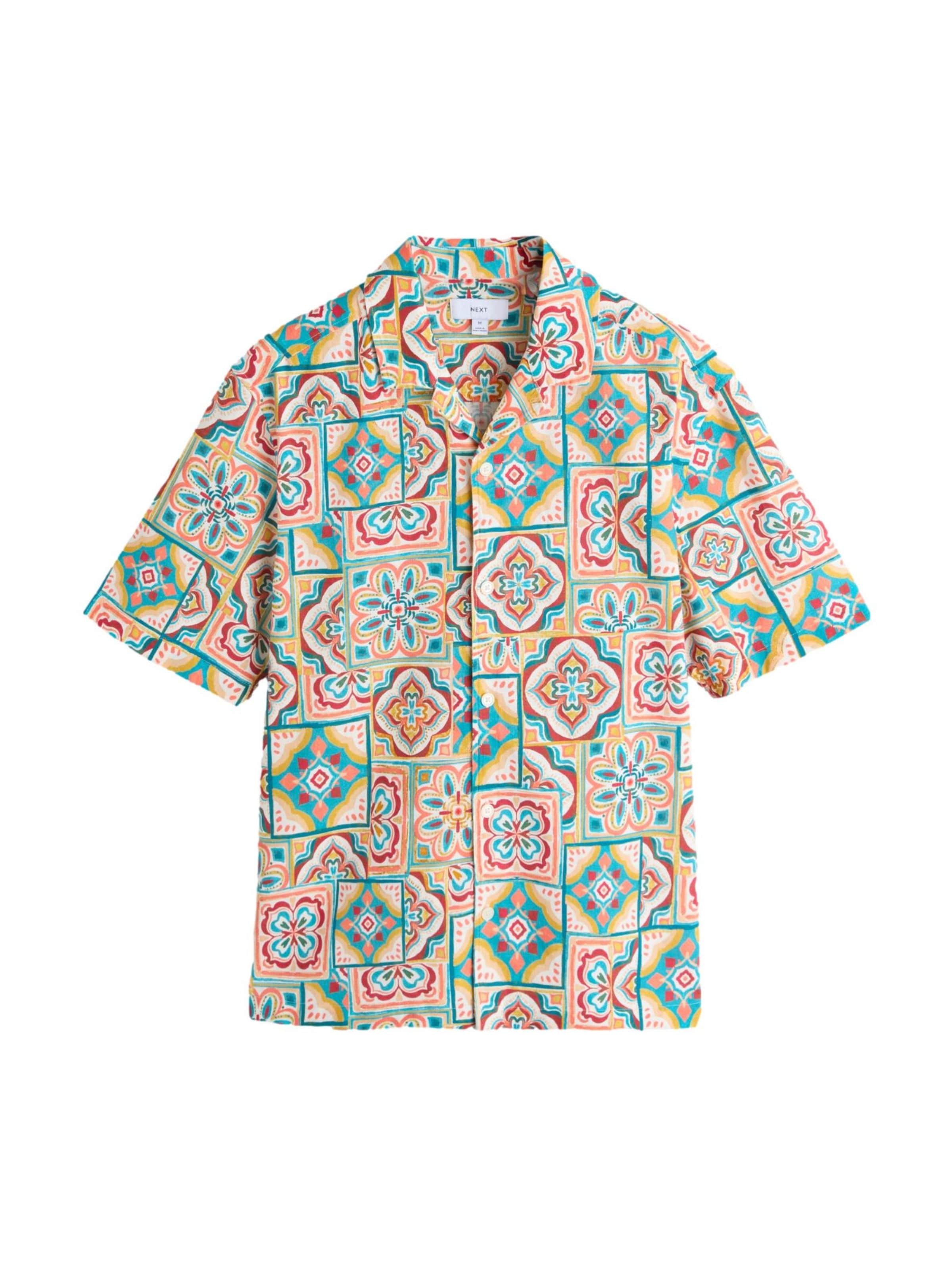 Next Regular fit Button Up Shirt in Red: front