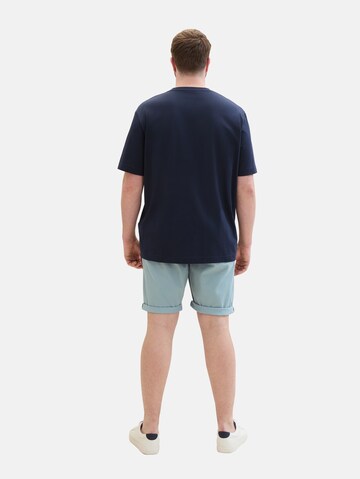 TOM TAILOR Men + Regular Chino trousers in Green