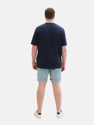 TOM TAILOR Men + Regular Shorts in Grün