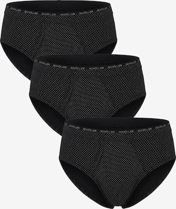 Schöller Slip in Schwarz: Vorderseite