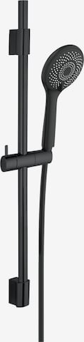 Wenko Shower Accessories in Black: front